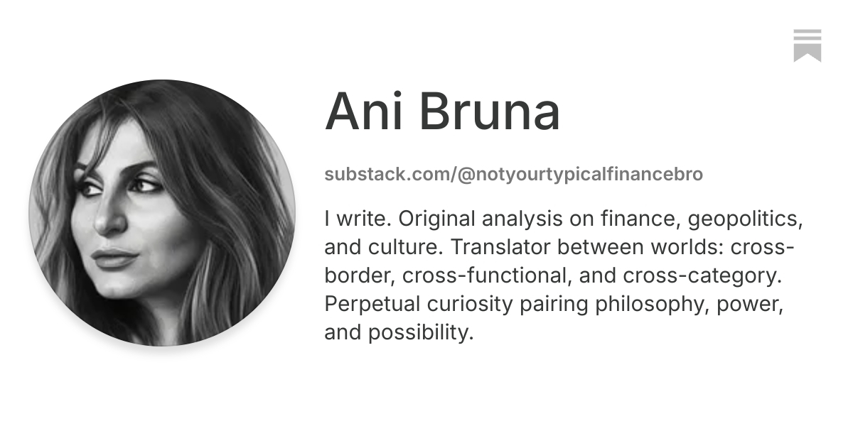 Ani Bruna | Substack
