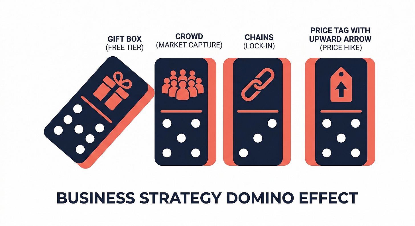 Predatory pricing dominoes