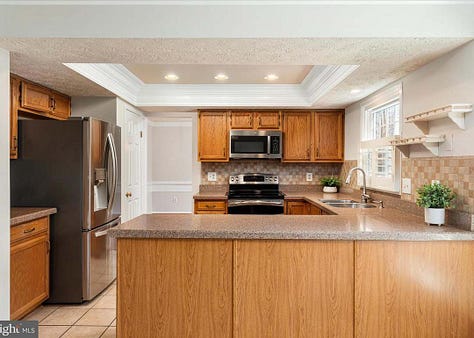 Images of a single-family house listing