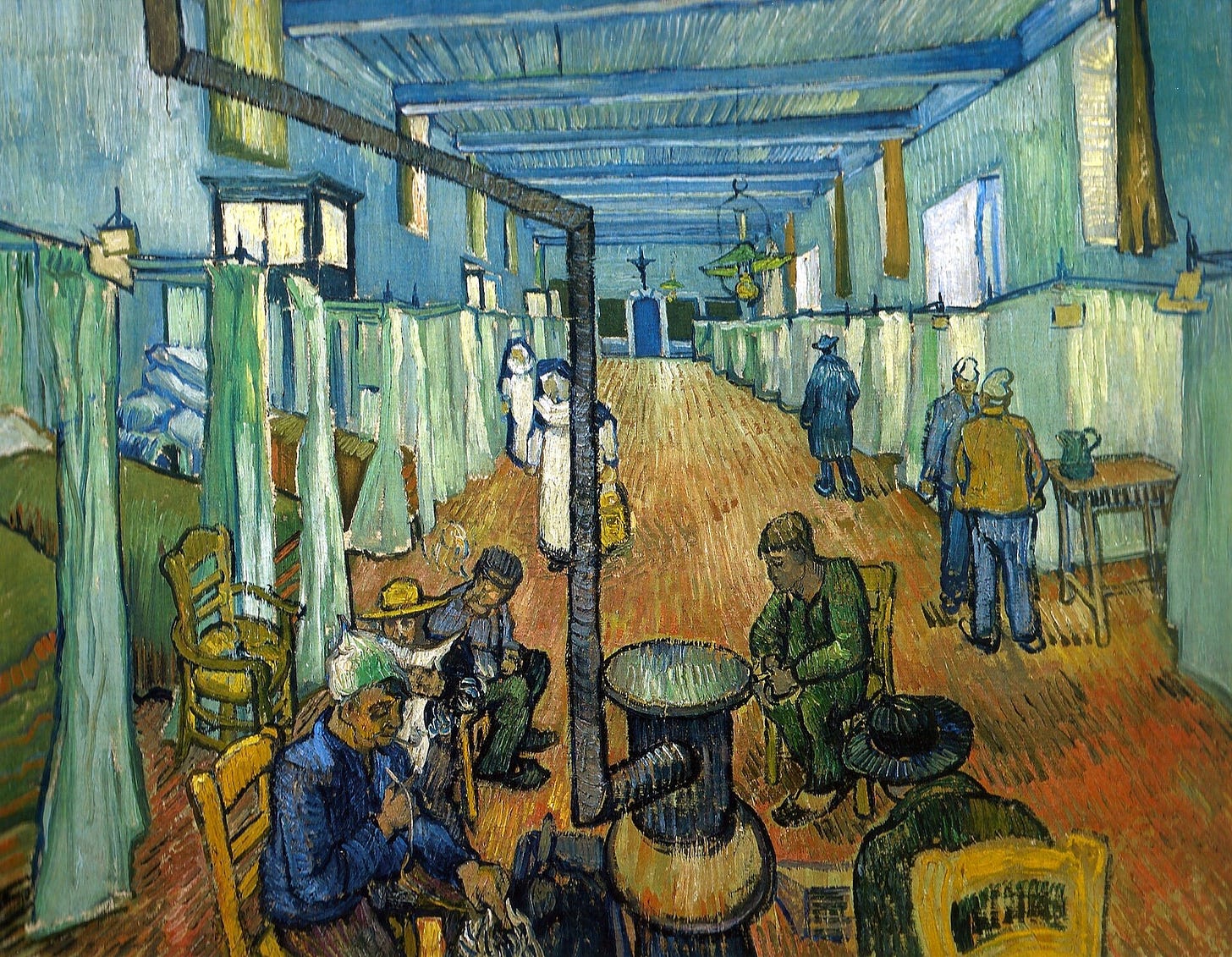 Vincent van Gogh, Ward in the Hospital in Arles, April 1889. Oskar Reinhart Collection, Winterthur.