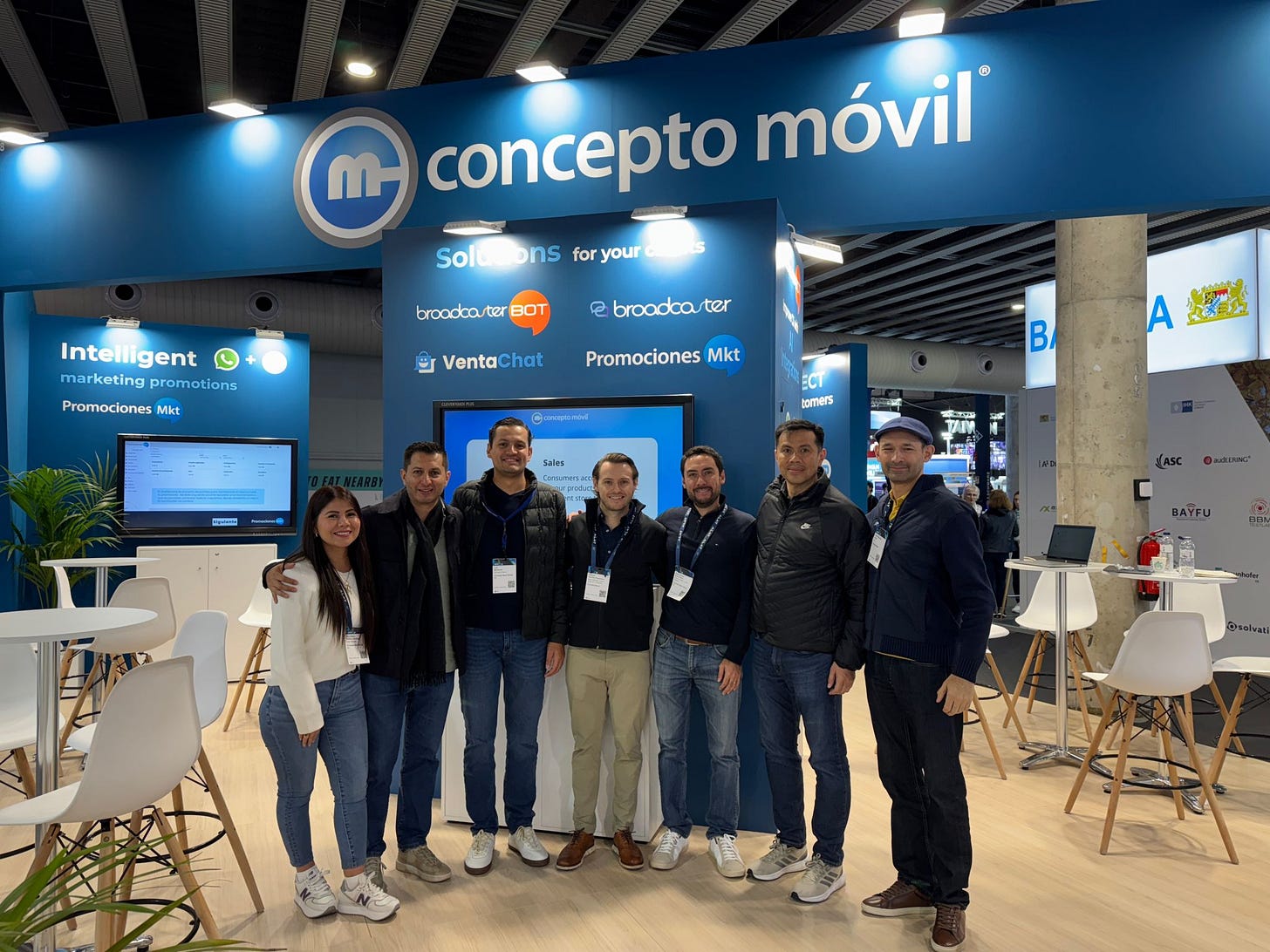 En el Mobile World Congress de Barcelona en marzo de 2025. Foto: Mauricio Avilés en LinkedIn