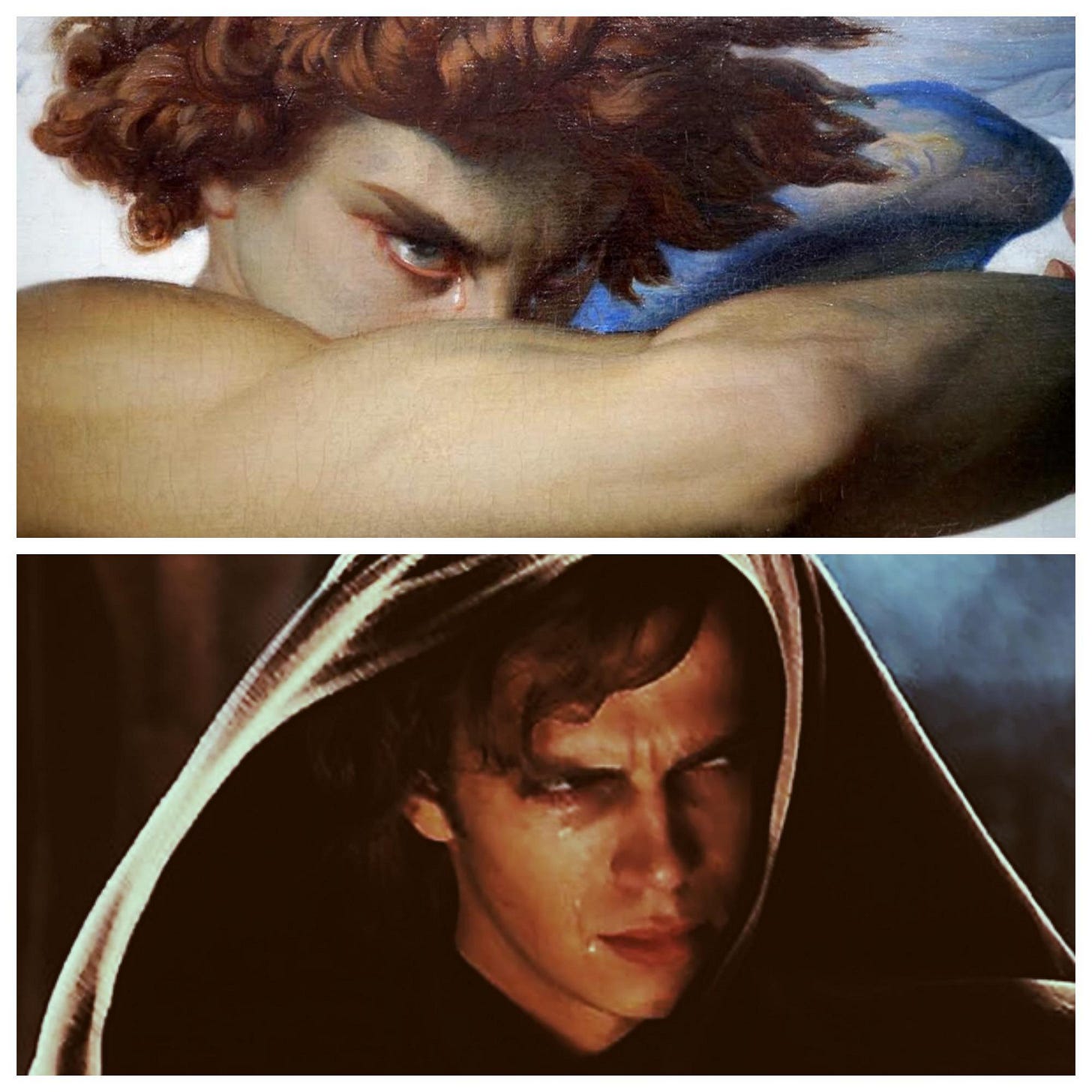 El parecido de Anakin con 'El Ángel Caído' de Alexandre Cabanel - 1847 : r/StarWars El parecido de Anakin con 'El Ángel Caído' de Alexandre Cabanel - 1847 : r/StarWars