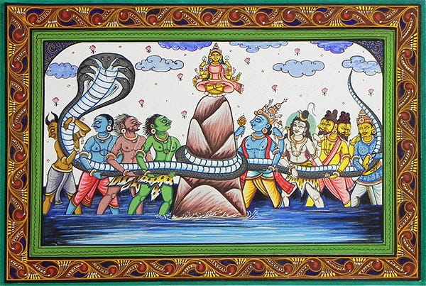 Churning of the Milk Ocean