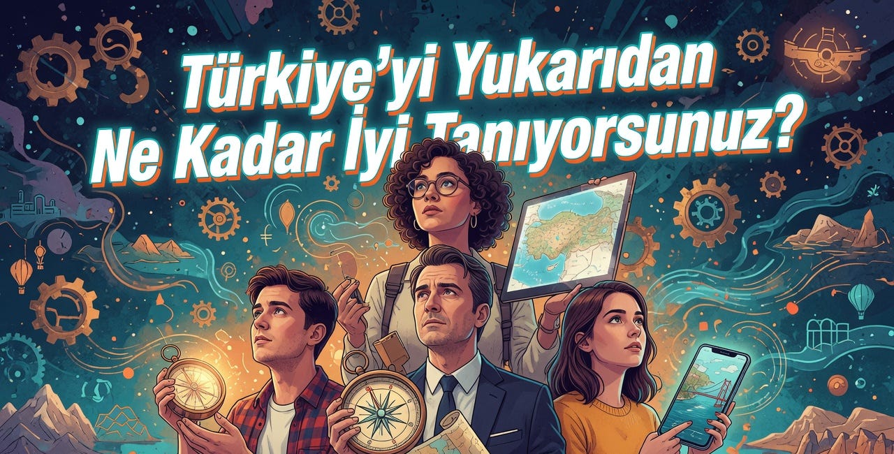 Quiz: Ülkenizi "yukarıdan" ne kadar iyi tanıyorsunuz?