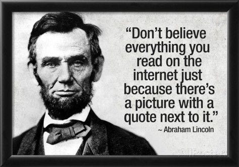 Abraham Lincoln Quotes Dont Believe - Daily Quotes
