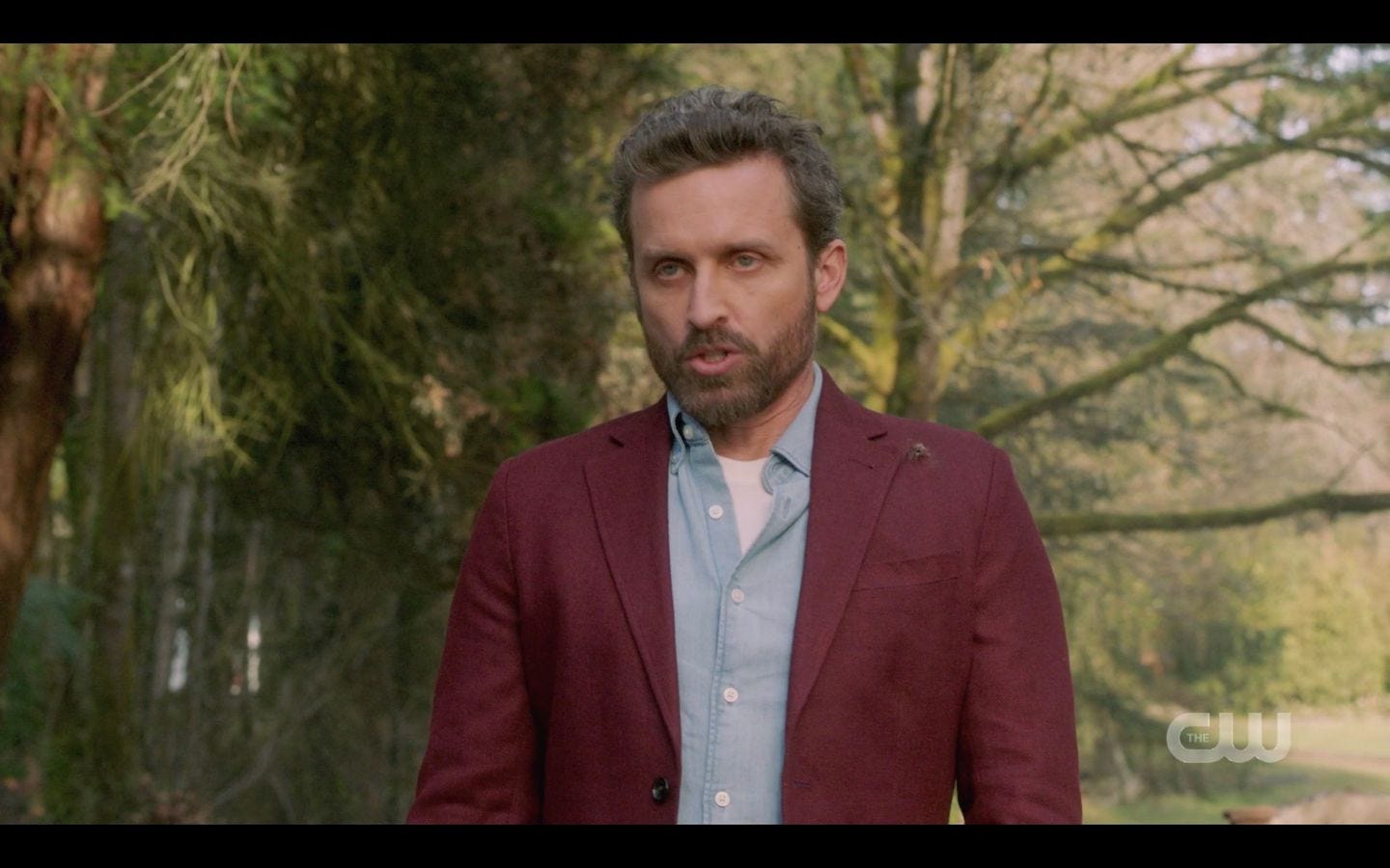 Chuck after shooting Sam Winchester Supernatural 14.20 finale Chuck after shooting Sam Winchester Supernatural 14.20 finale