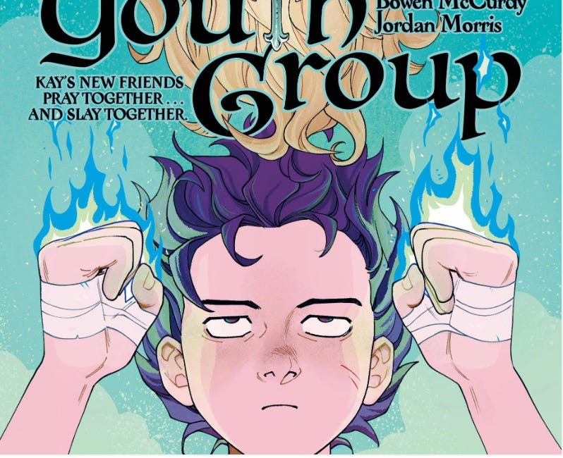 YOUTH GROUP - SerioComics 57 + a Q&A with the Author Jordan Morris about the book and his new WEB OF SPIDER-VERSE: NEW BLOOD and GODZILLA VS. AMERICA: LOS ANGELES