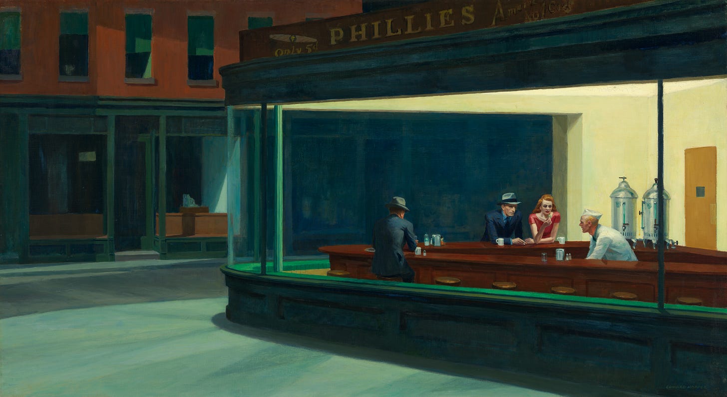 Nighthawks by Edward Hopper Nighthawks by Edward Hopper