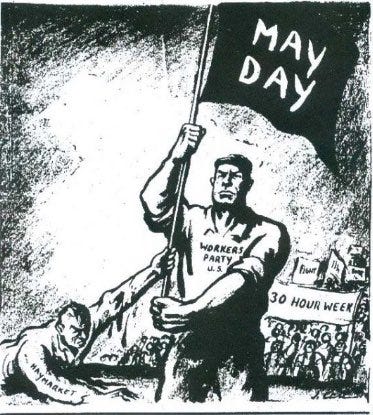 Vergadering van de Amerikaanse vakbonden in 1884 Vergadering van de Amerikaanse vakbonden in 1884