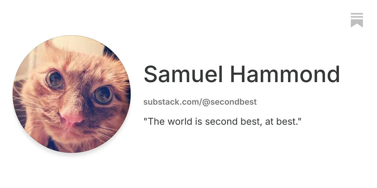 Samuel Hammond | Substack