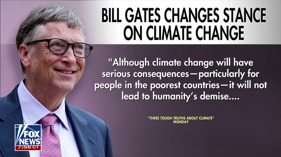 Social media reacts to Bill Gates softening climate change stance | Fox News