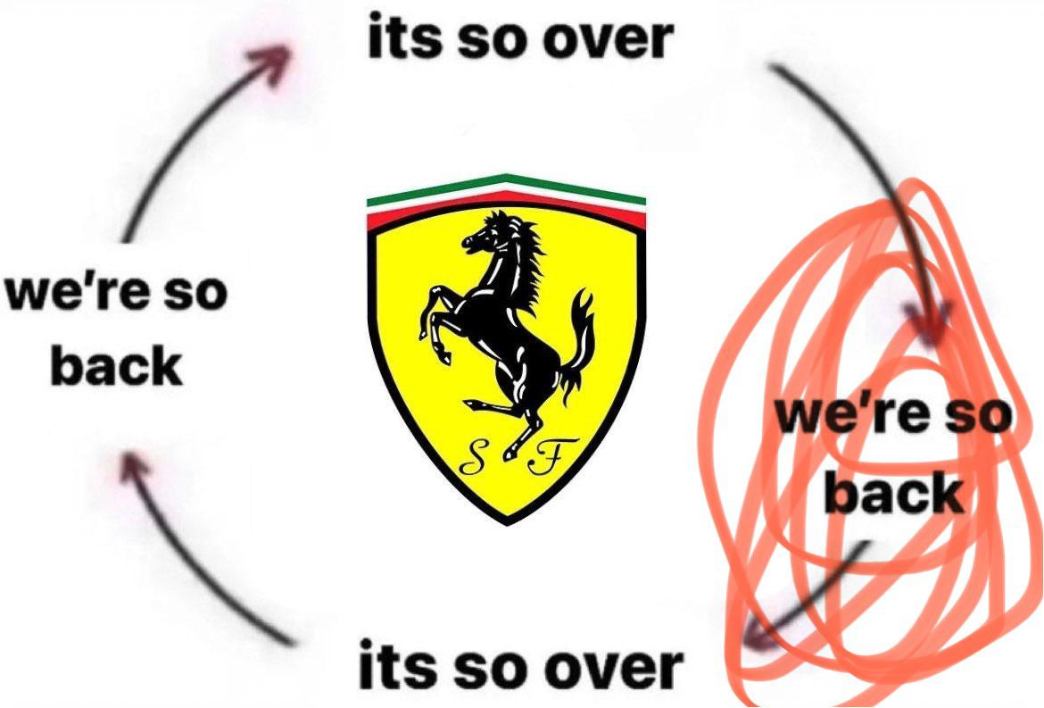 SCUUUDERIA FERRARI WERE BACK BBY : r/formuladank