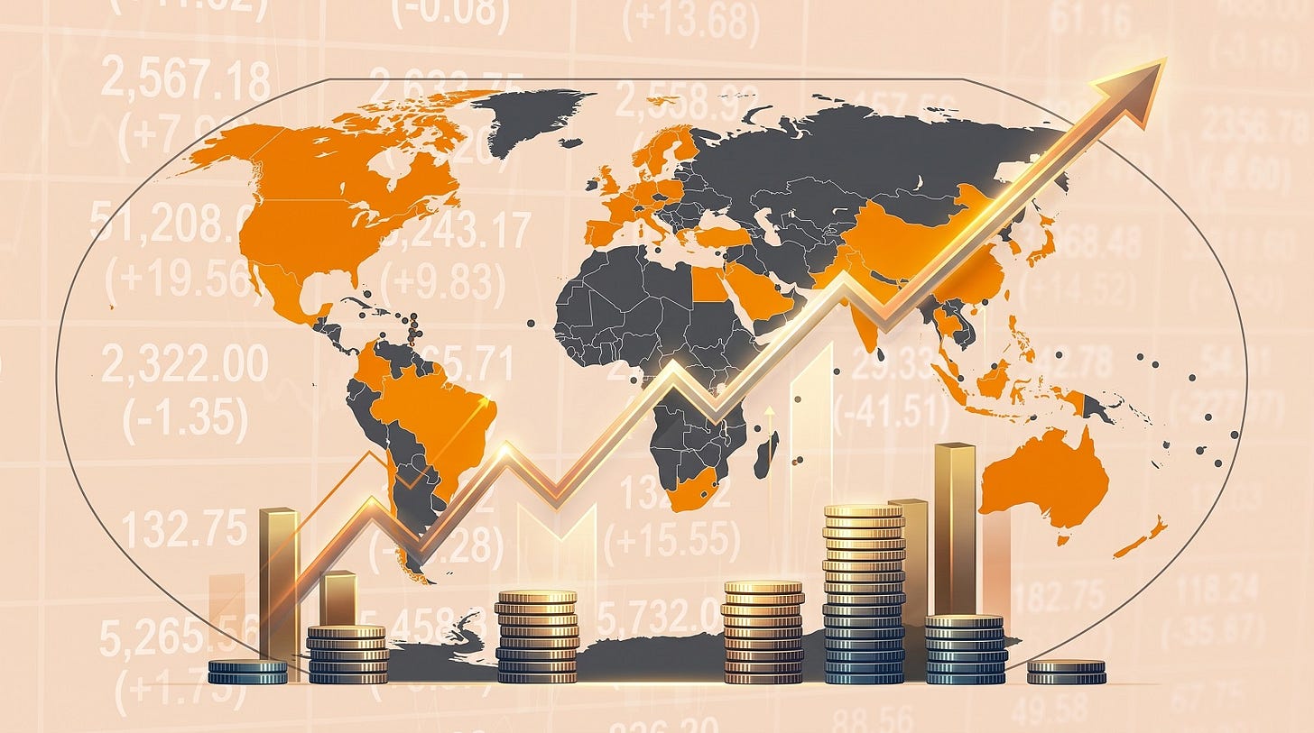 Mapa global de los mercados de renta variable por capitalización Mapa global de los mercados de renta variable por capitalización