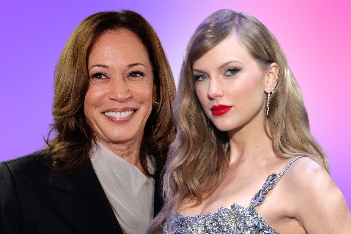 Kamala Harris and Taylor Swift