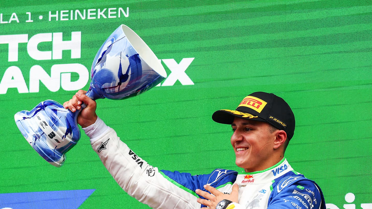 The rookie got his maiden podium at the 2025 Dutch Grand Prix