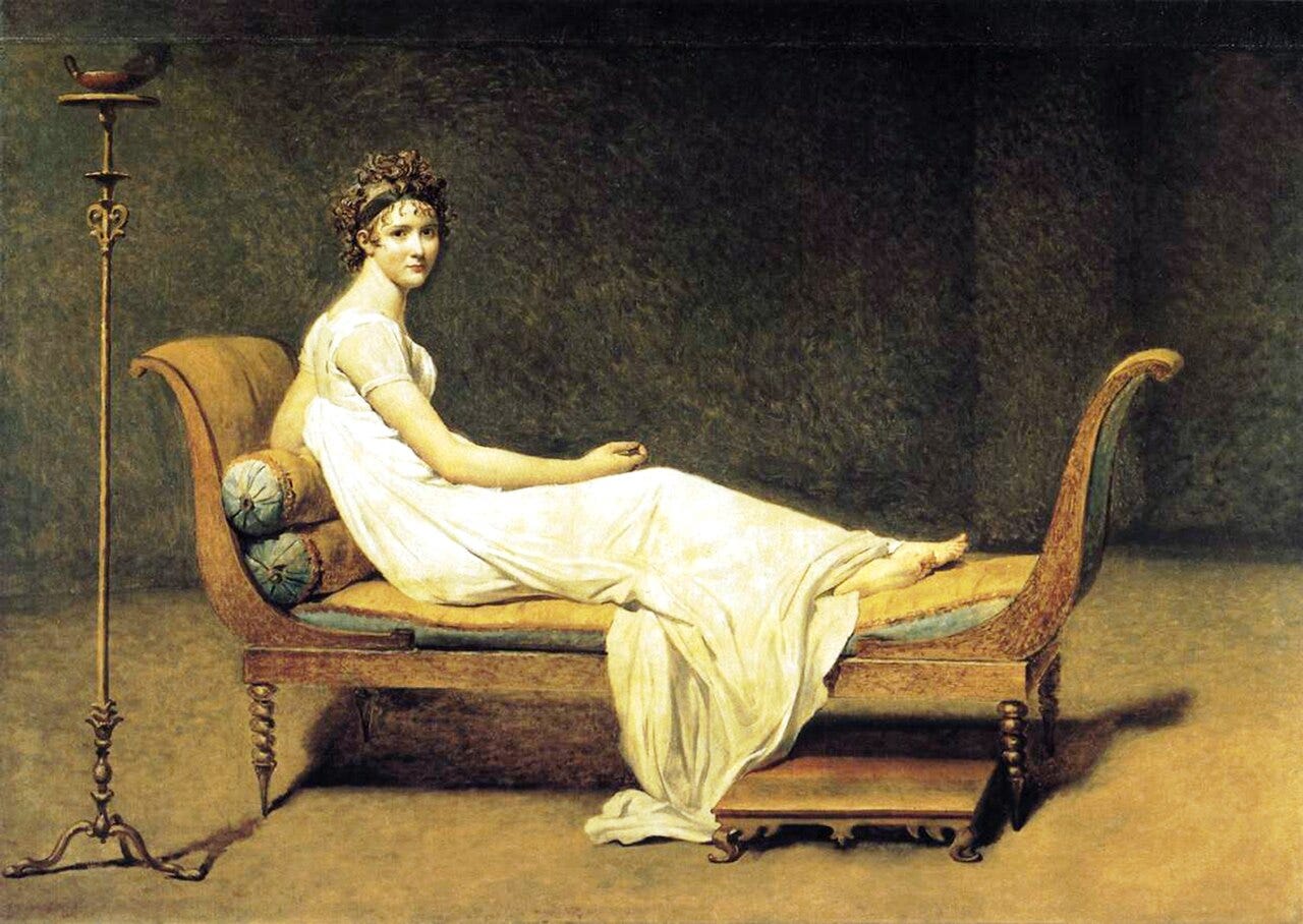 David Madame Recamier couch David Madame Recamier couch