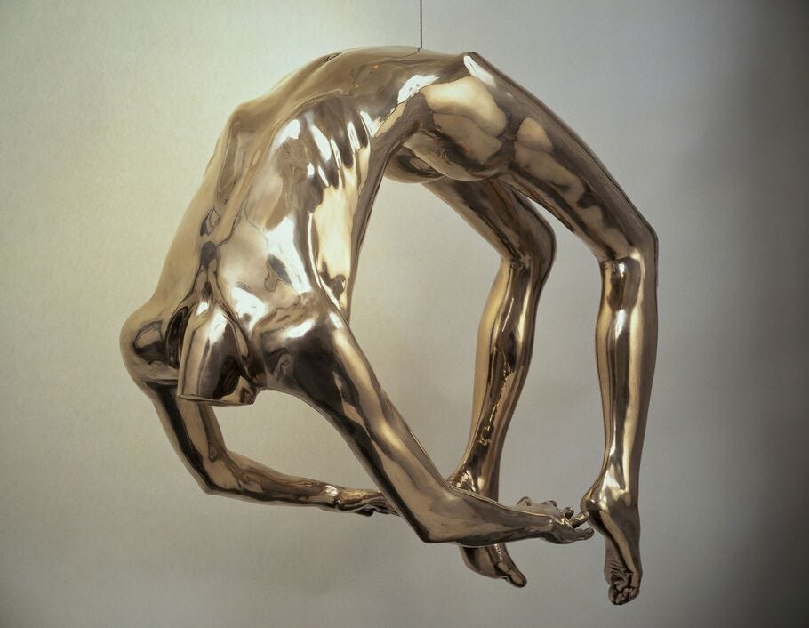 Louise Bourgeois, ‘Arch of Hysteria’, 1993, Sculpture, Bronze, polished patina, The Museum of Modern Art