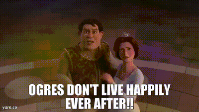 YARN | Ogres don't live HAPPILY EVER AFTER!! | Shrek 2 (2004) | Video gifs  by quotes | 9e516959 | 紗