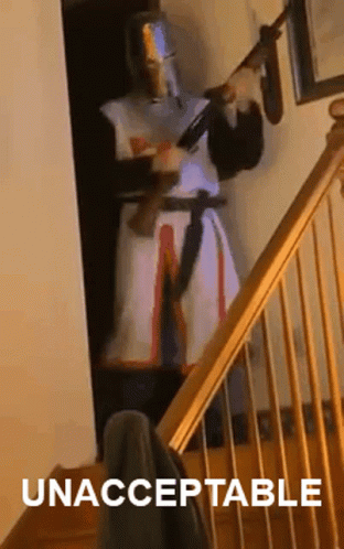Unacceptable Knight GIF - Unacceptable Knight Father GIFs