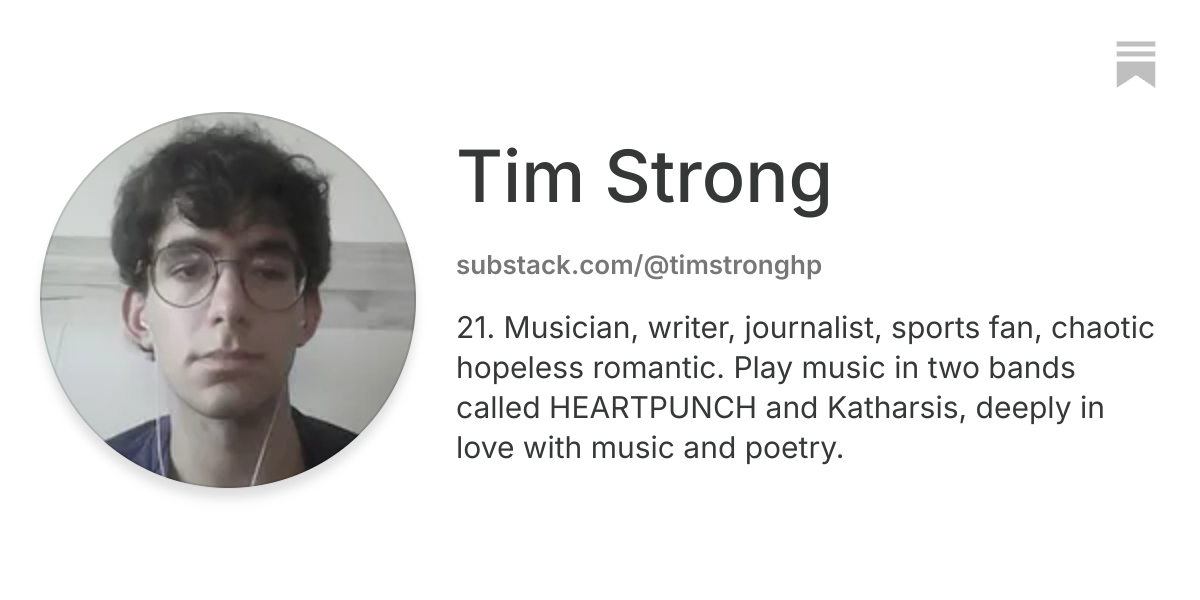 Tim Strong | Substack