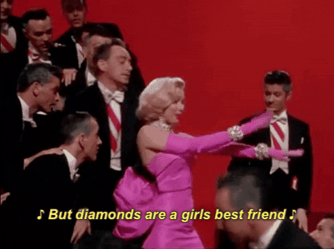 diamonds are a girls best friend | Trending Gifs