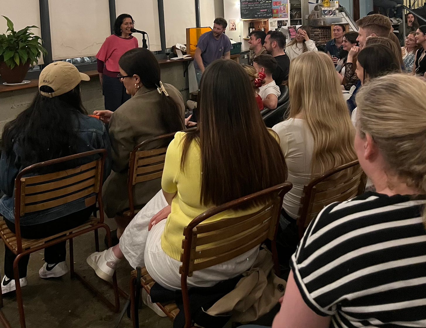 Here I am telling the story of how Dublin became my home at a Seanchoíche event