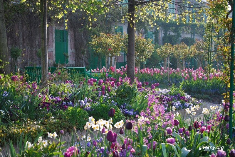 Claude Monet's garden at Giverny