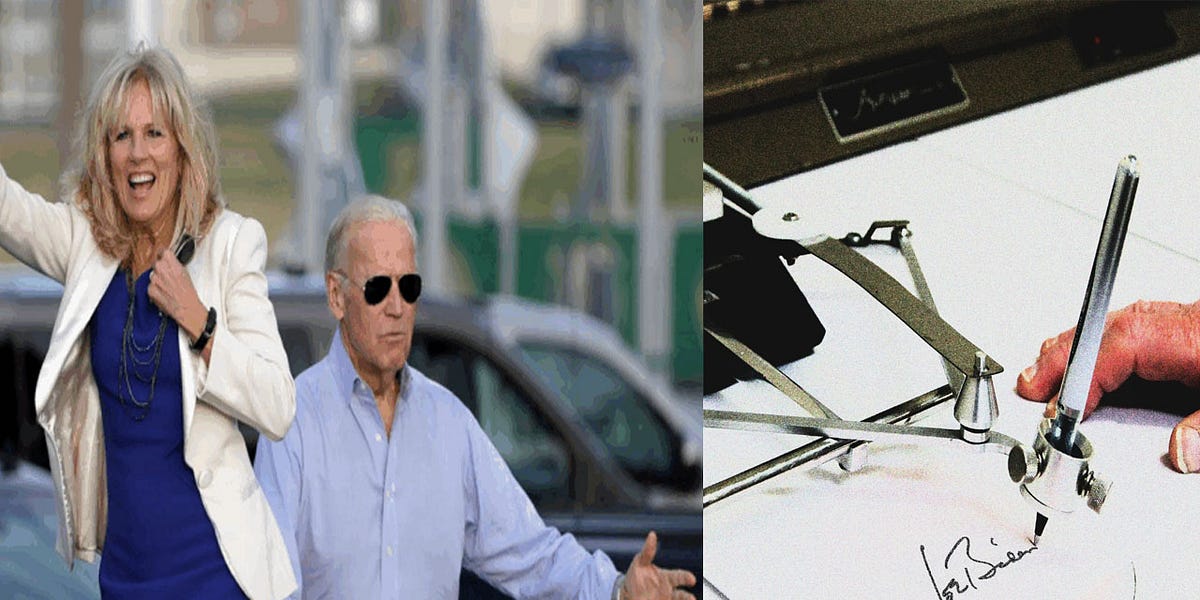 The Biden family pardons were signed by Jill, not Joe, according to forensic handwriting experts.🙄