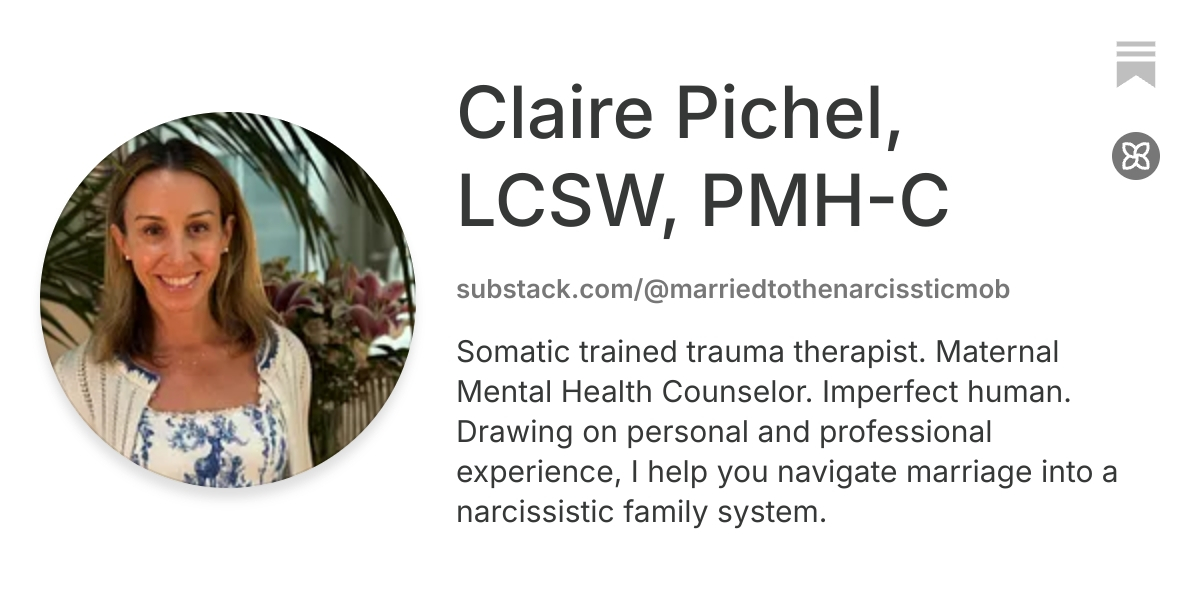 Claire Pichel, LCSW, PMH-C | Substack