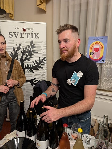 winemakers and tasters at Bottled Alive 2026, Tábor, Czechia