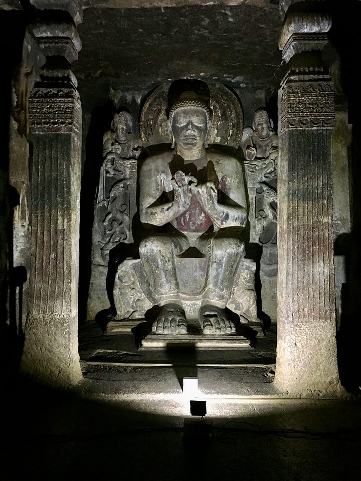Ajanta Caves (left) and Adalaj ni Vav (right), from my last trip.