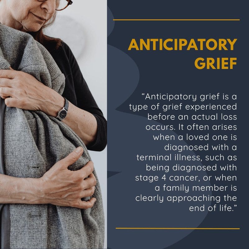 anticipatory grief anticipatory grief