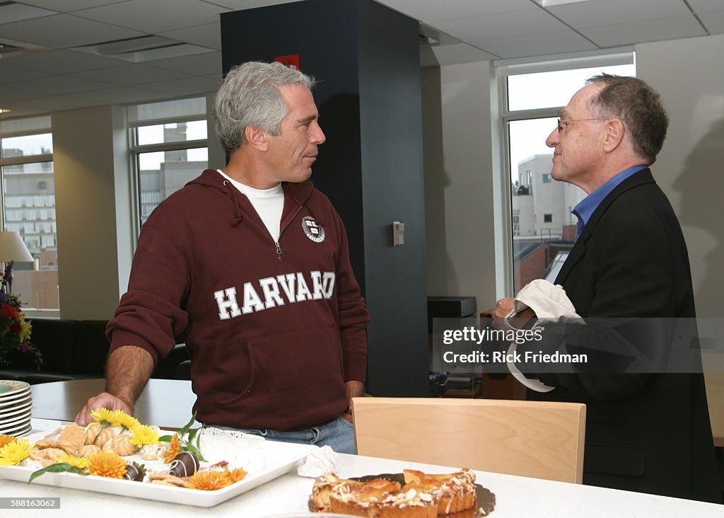 Jeffrey Epstein with Professor Alan Dershowitz