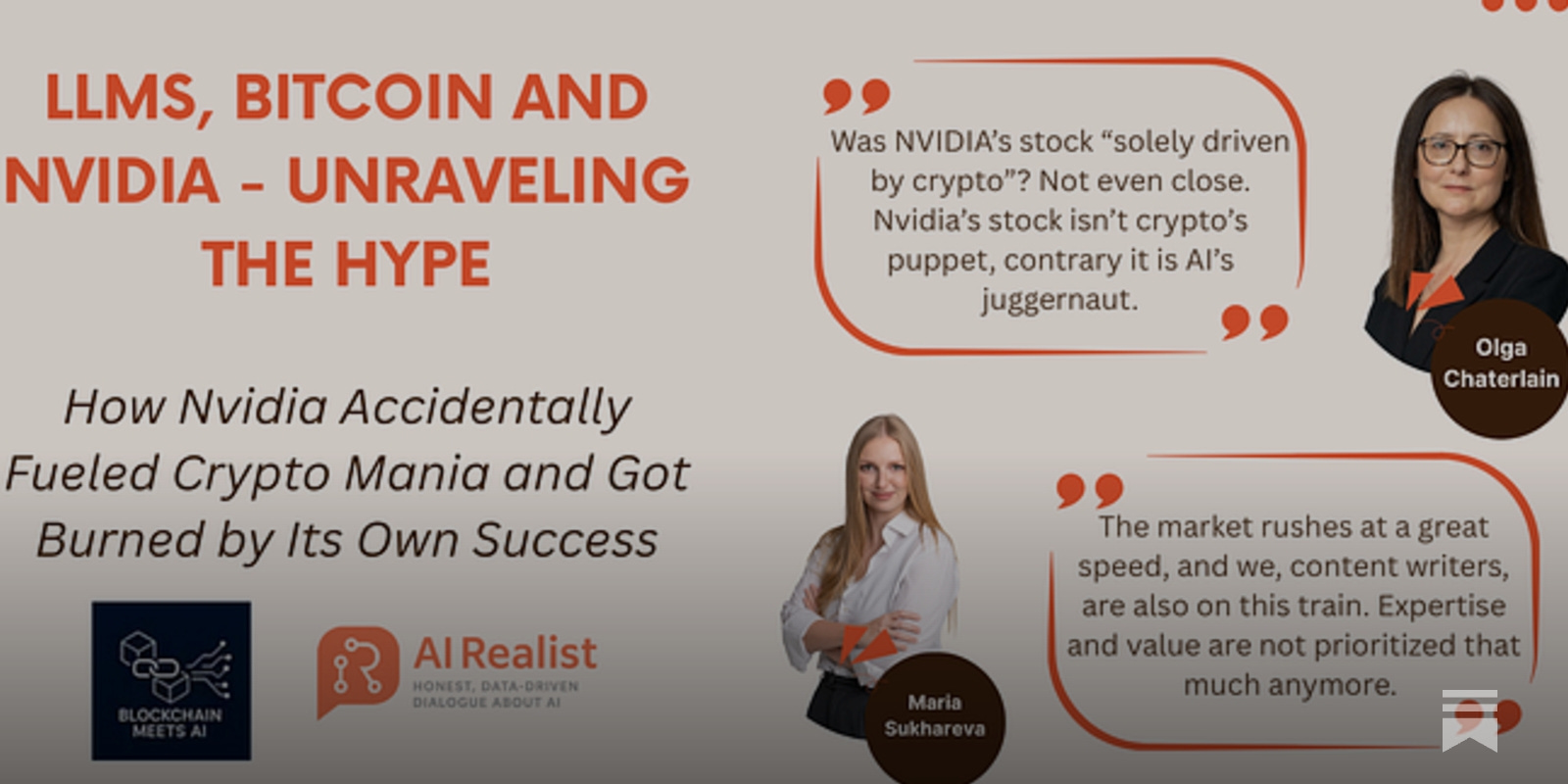 LLMs, Bitcoin and Nvidia - Unraveling the Hype