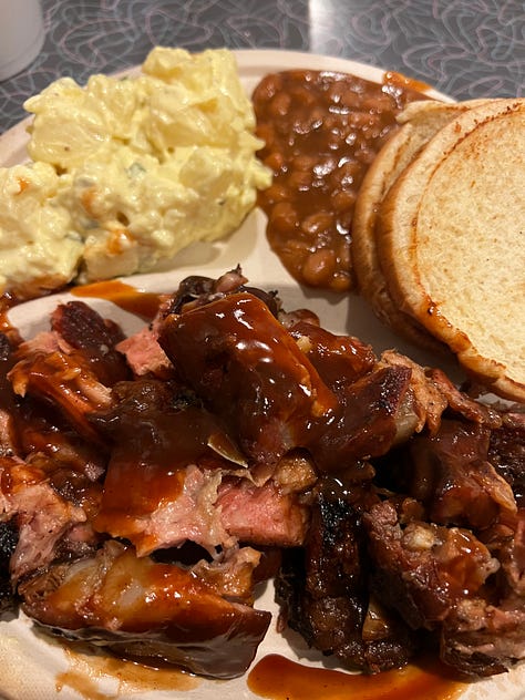 Abe’s barbecue in Clarksdale Mississippi 