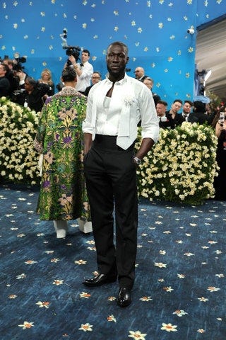 Image may contain Stormzy Duke Dumont Raphael Urweider Dan Stemkoski Nalbert Bitencourt Adult Person and Clothing