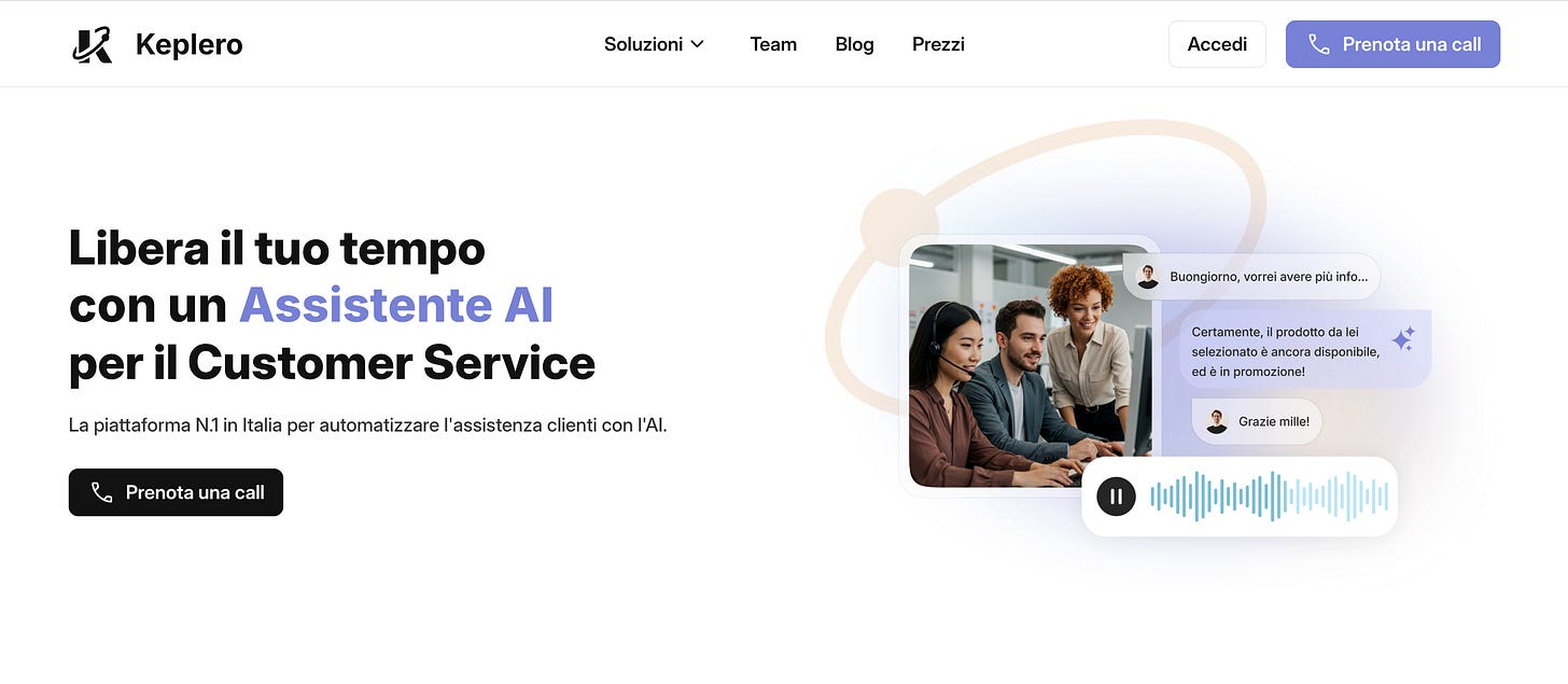 Screenshot Keplero.ai