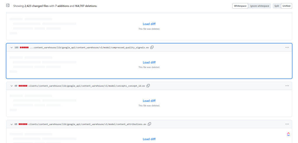 A screenshot of the internal version of documentation for the deprecated Document AI Warehouse where Google had accidentally exposed the content warehouse A screenshot of the internal version of documentation for the deprecated Document AI Warehouse where Google had accidentally exposed the content warehouse