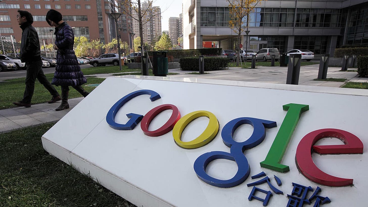 Google’s offices in Beijing Google’s offices in Beijing