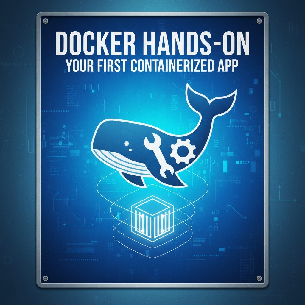 🐳 Docker Hands-On: Your First Containerized App