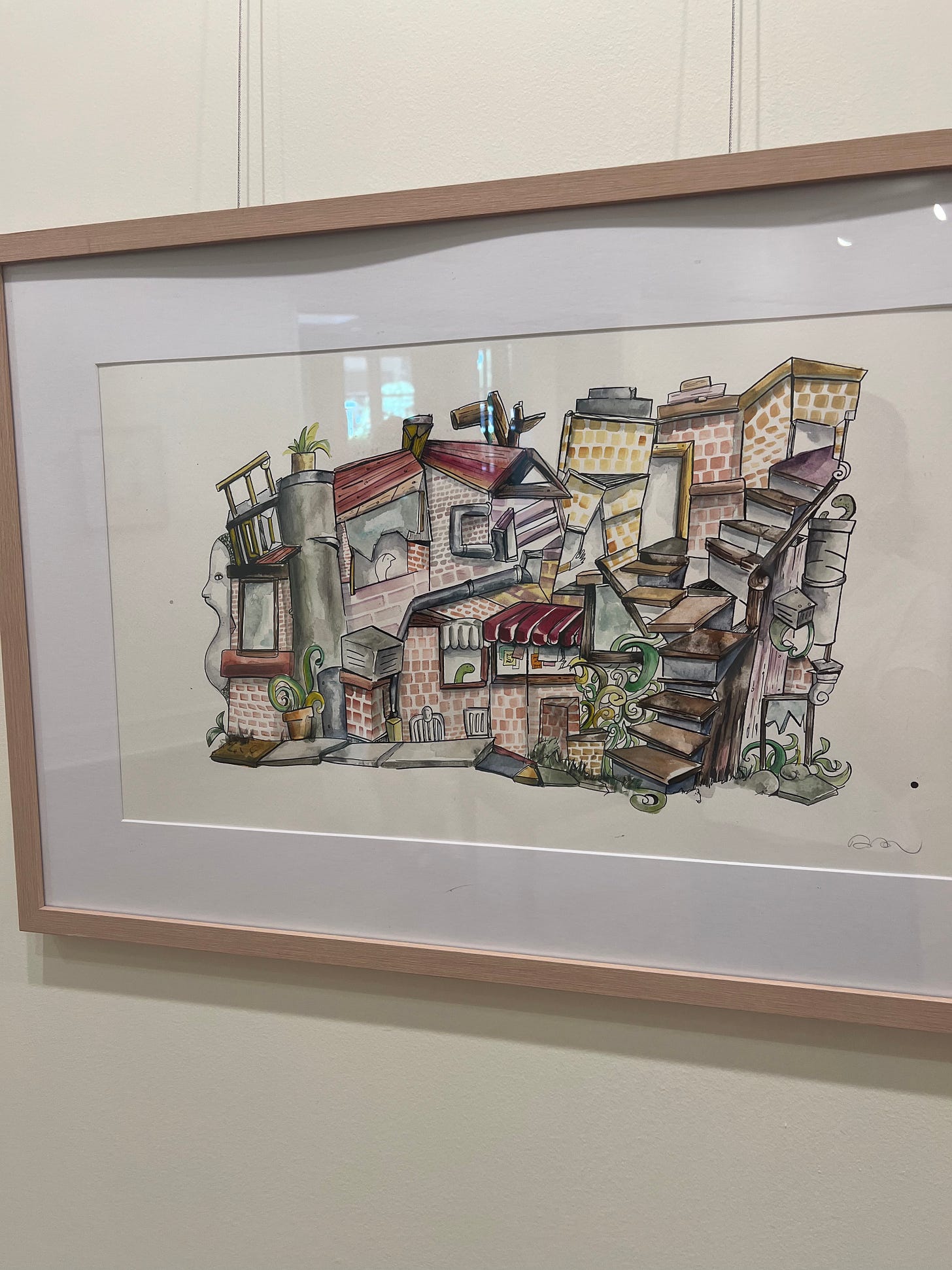 Artwork by Dana Jeri Maier at Goodwin House Gallery in Falls Church, VA