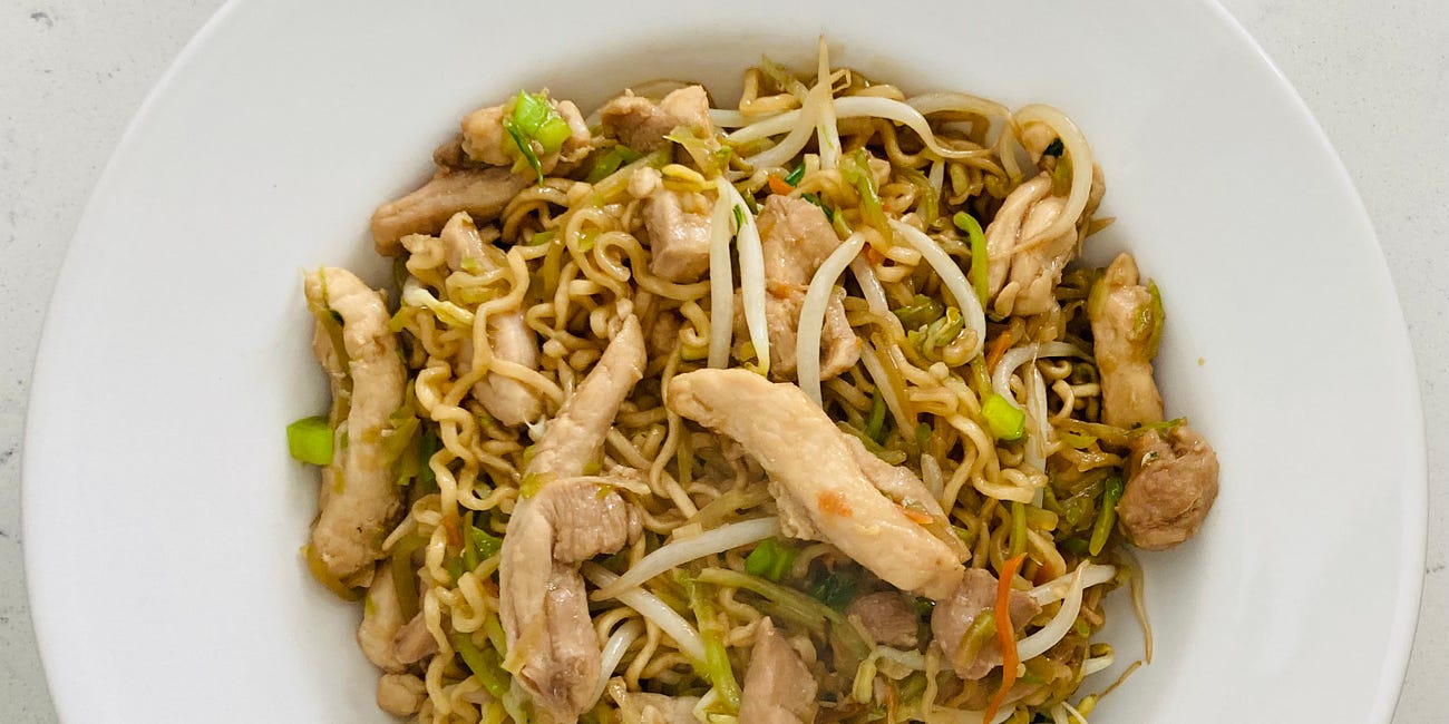 Quick Chicken Chow Mein