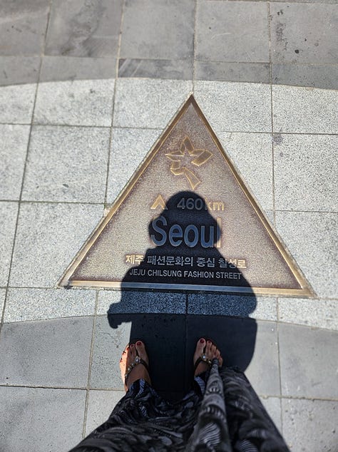 "Mayor" Jenna around some of her favorite locations in Korea including at the base of Sanbang Mountain, overlooking wild flowers in Seoul, looking out into the ocean, and looking down at a traditional Korean seafood meal in Mokpo, the city where she was borh