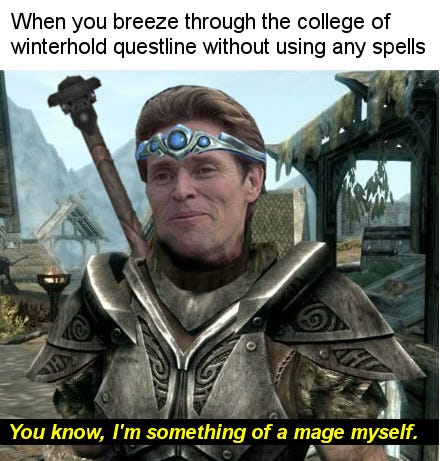 The best College Of Winterhold memes :) Memedroid