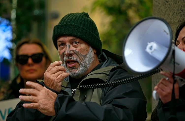 Iwi leader and activist Mike Smith.