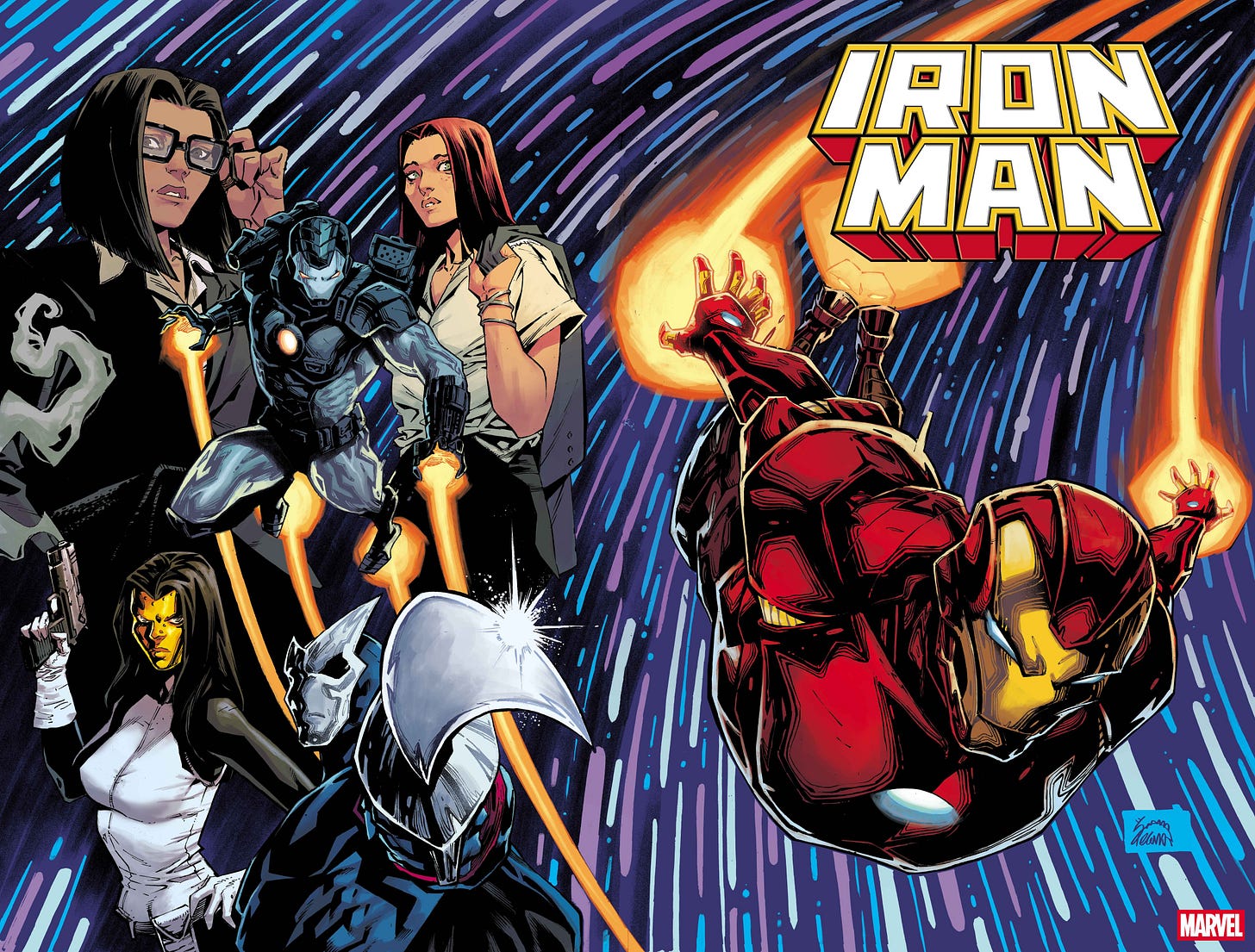 IRON MAN #1 Wraparound Cover by RYAN STEGMAN
