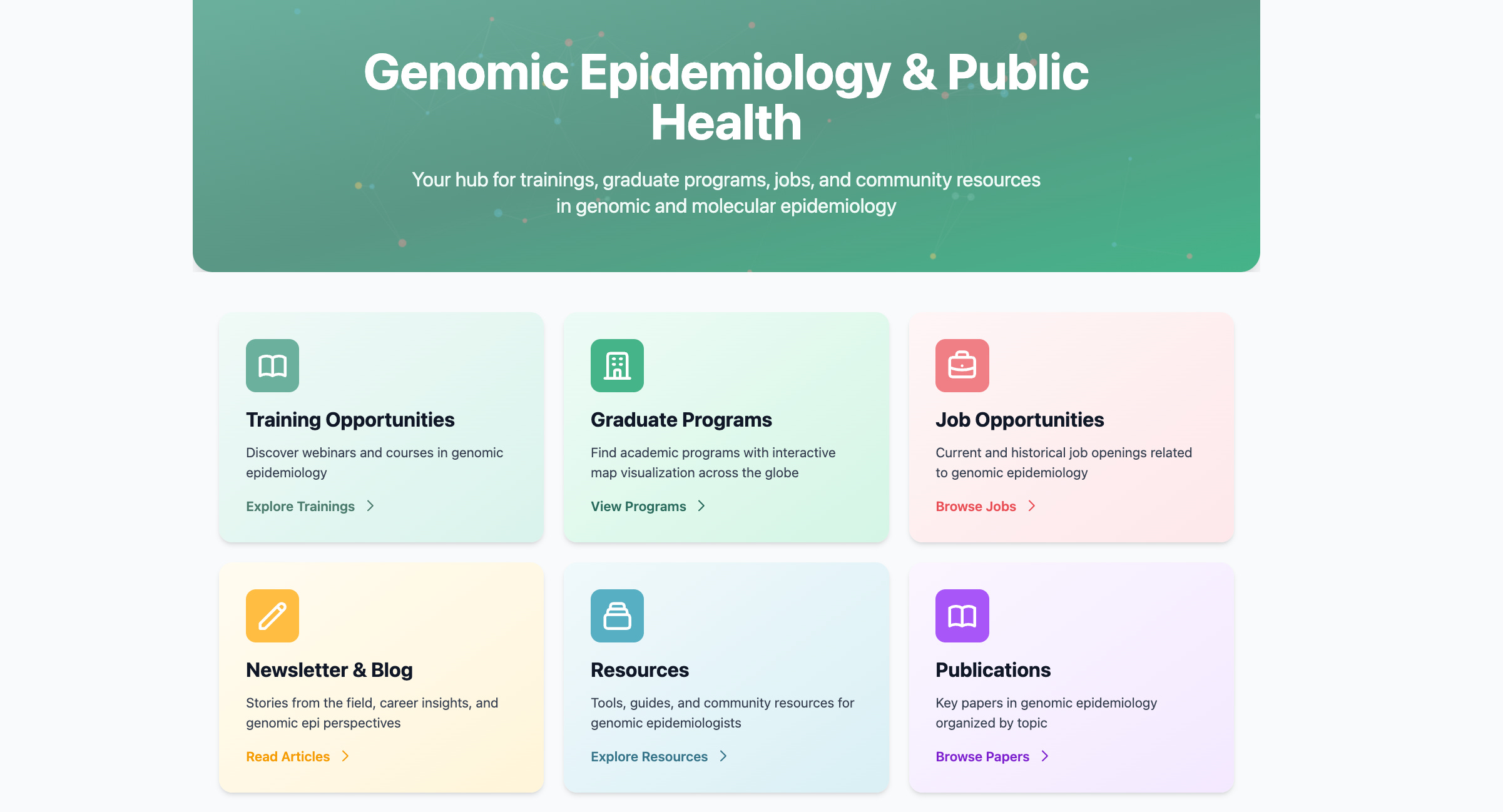 Preview of GenomicEpi.com 2.0