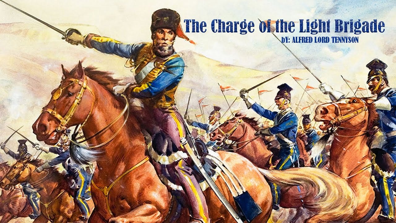 The Charge of the Light Brigade | ALFRED, LORD TENNYSON | [Full ... The Charge of the Light Brigade | ALFRED, LORD TENNYSON | [Full ...