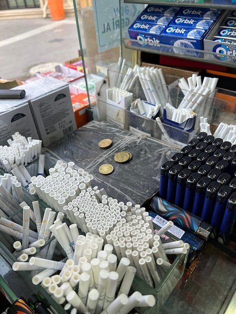 A Baku gym, a cigarette kiosk, and a fraudulent kebab vendor. 