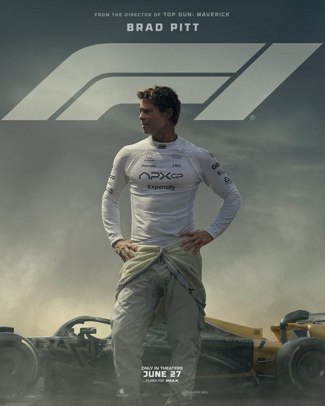 “F1 The Movie” key art